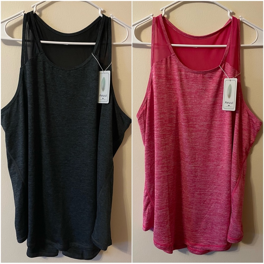 Aeuui Athletic Tank Tops set of 2